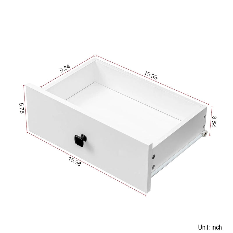 Laundry Cabinet With Doors And 1 Drawer,Tilt-Out Laundr Hamper,Adjustable Shelf, Linen Cabinet