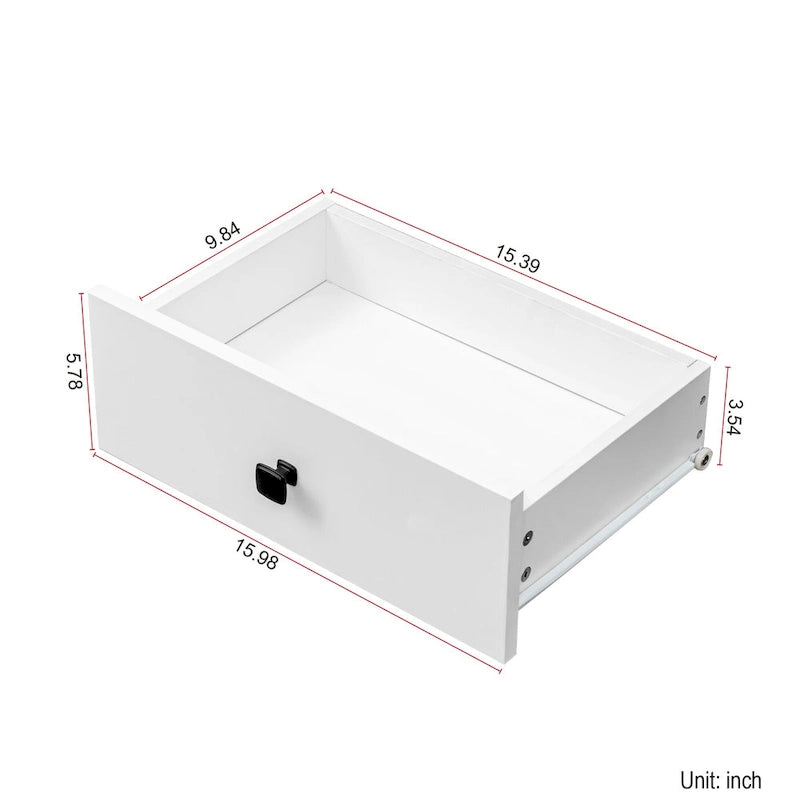 Laundry Cabinet With Doors And 1 Drawer,Tilt-Out Laundr Hamper,Adjustable Shelf, Linen Cabinet