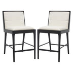 Linen Counter Stool (Set of 2) - 19Wx22Dx36H