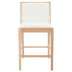 Linen Counter Stool (Set of 2) - 19Wx22Dx36H