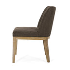 Fabric Upholstered Wood Dining Chairs (Set of 2)