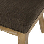 Fabric Upholstered Wood Dining Chairs (Set of 2)