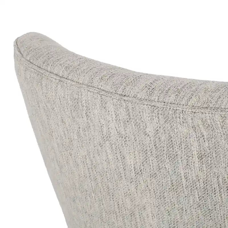 Fabric Upholstered Wood Dining Chairs (Set of 2)