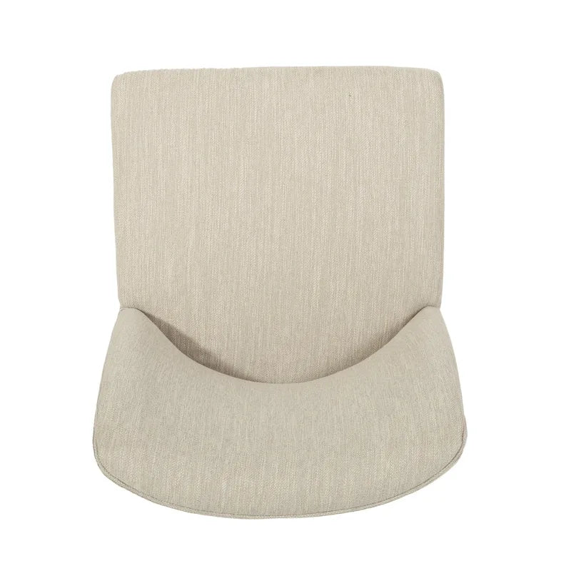 Fabric Upholstered Wood Dining Chairs (Set of 2)