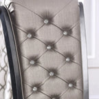 Grey Faux Leather Dining Chairs (Set of 2)
