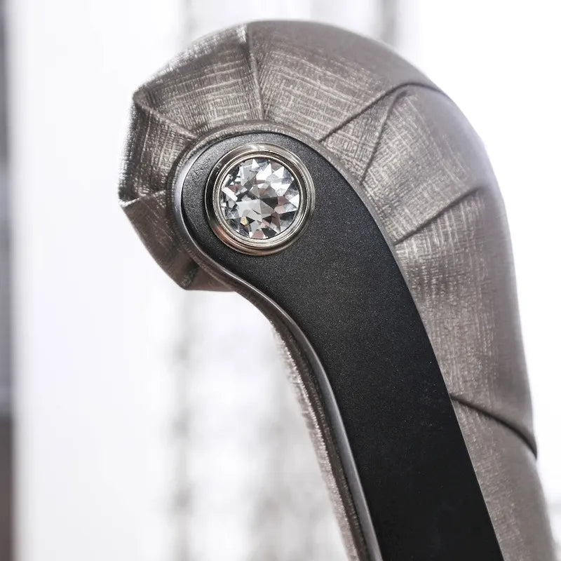 Grey Faux Leather Dining Chairs (Set of 2)