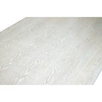 Rustic White 72-inch Wood Dining Table with Storage