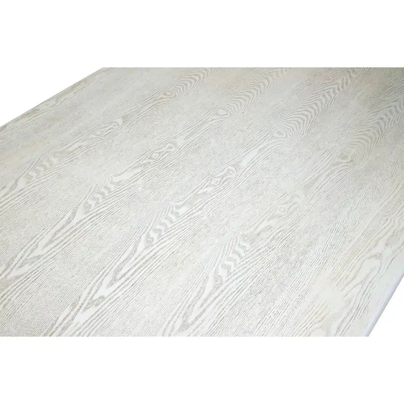 Rustic White 72-inch Wood Dining Table with Storage