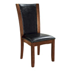 Contemporary Faux Leather Upholstered Dining Chairs by  (Set of 2)