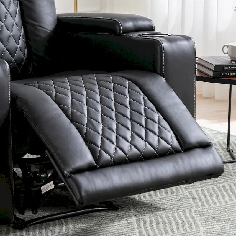 Electric Power Theater Recliner Chair with USB Ports and Cup Holders