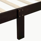 Full Queen Twin Size Wood Platform Bed