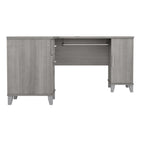 60W L Shaped Desk with Drawers and Storage