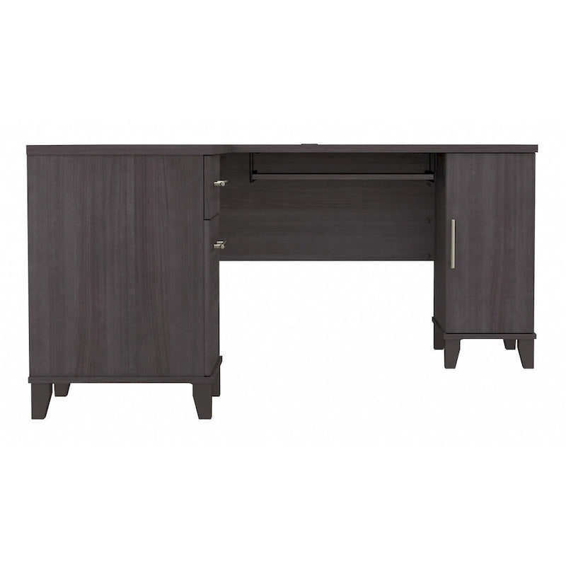 60W L Shaped Desk with Drawers and Storage