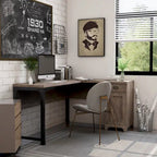 Farmhouse 61-inch L-shape Desk