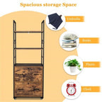 File Cabinet with 2 Drawer and 2 Shelves