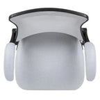 Mid-Back Ergonomic Drafting Chair with Adjustable Foot Ring and Flip-Up Arms