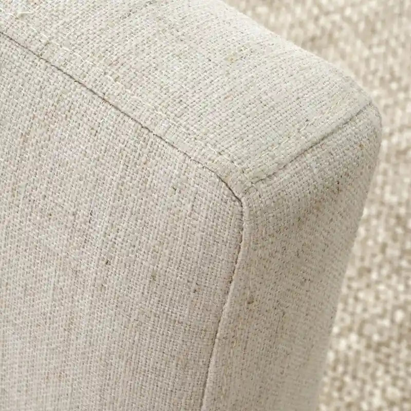 Linen Mid Century Modern Dining Chair