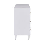 Prudence White and Natural Finish 8-Drawer Dresser by 