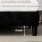 King Size Bed Frame with Headboard, Sturdy Platform Bed with Wooden Slats Support and No Box Spring