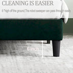 King Size Bed Frame with Headboard, Sturdy Platform Bed with Wooden Slats Support and No Box Spring