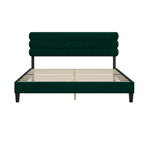 King Size Bed Frame with Headboard, Sturdy Platform Bed with Wooden Slats Support and No Box Spring