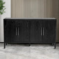 Minimalist Vintage Wooden Sideboard with Solid Pine Wood Legs