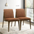 Luxury Modern Solid Wood Dining Chair (Set of 2)