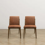 Luxury Modern Solid Wood Dining Chair (Set of 2)
