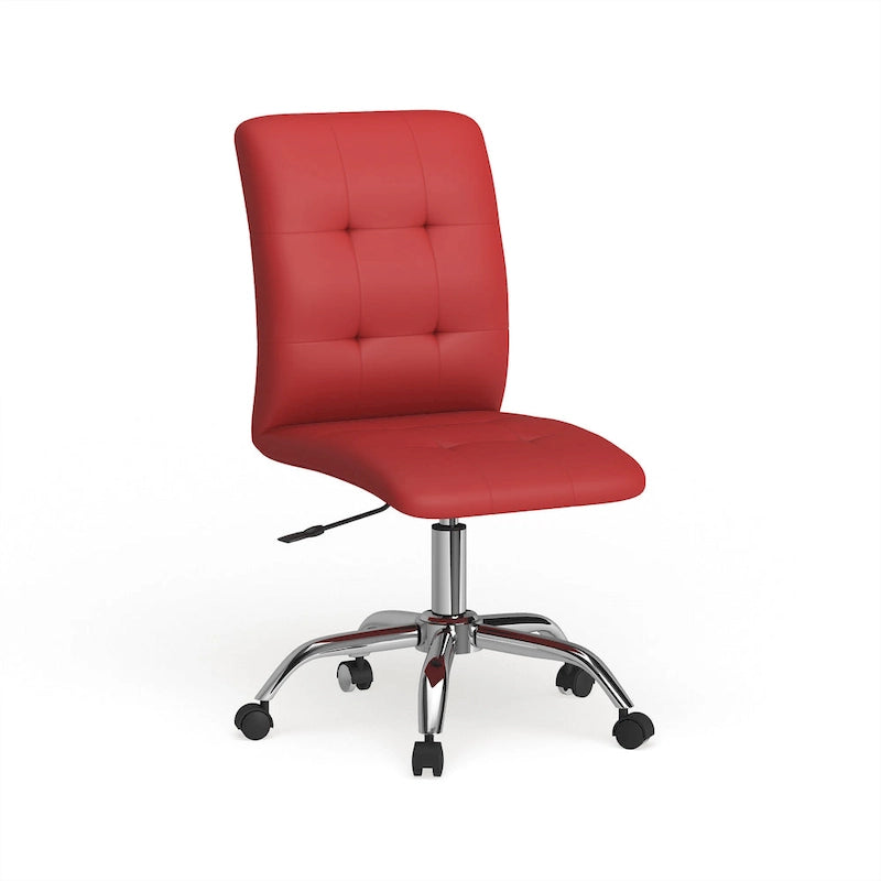 Armless Mid Back Office Chair
