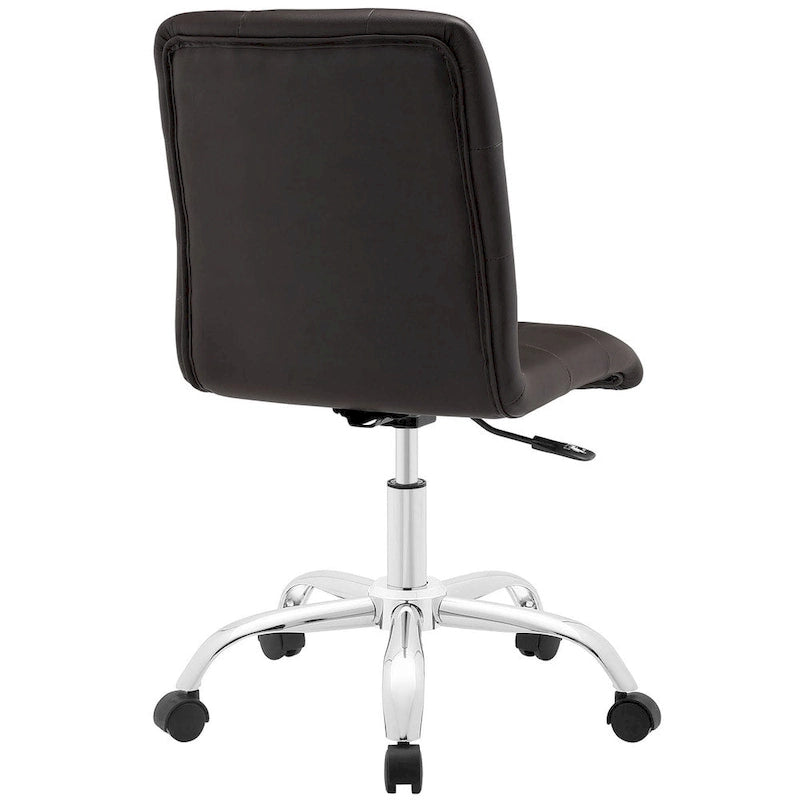 Armless Mid Back Office Chair