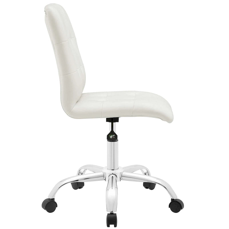 Armless Mid Back Office Chair