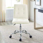 Armless Mid Back Office Chair
