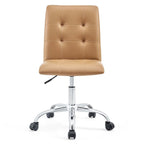 Armless Mid Back Office Chair