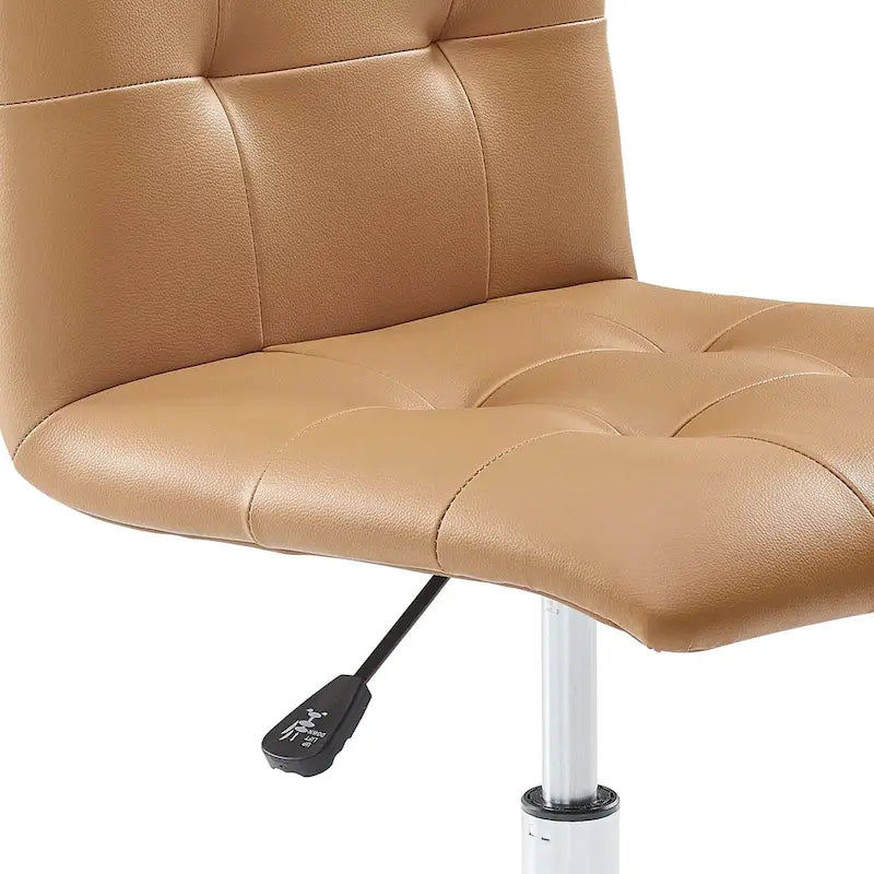 Armless Mid Back Office Chair