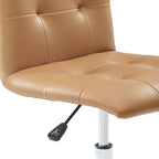 Armless Mid Back Office Chair