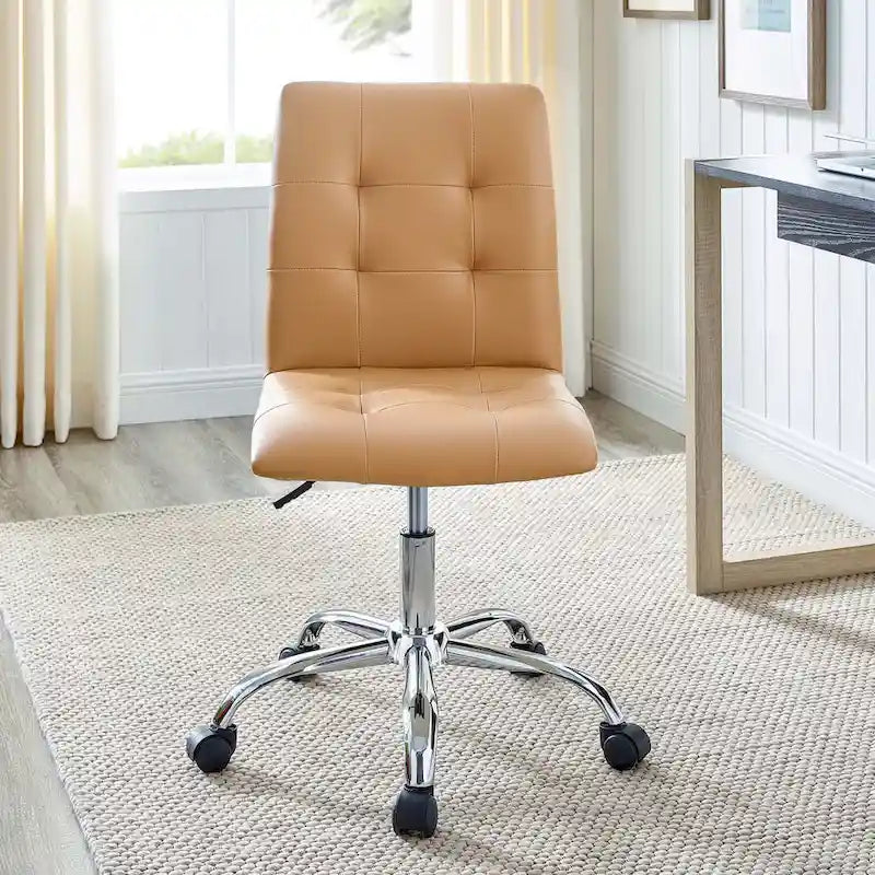 Armless Mid Back Office Chair
