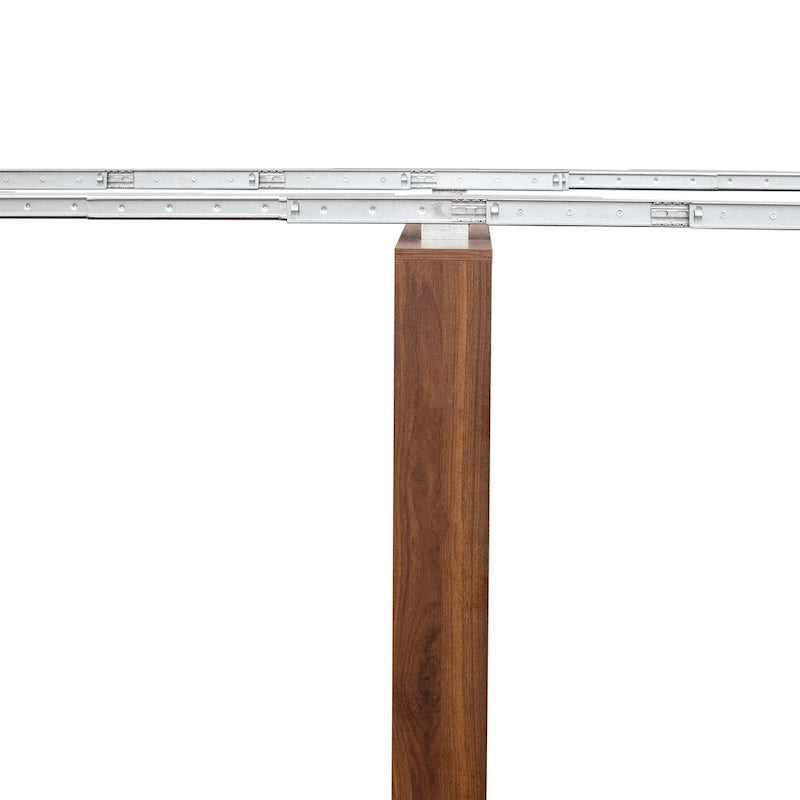 2 in 1 Multifunctional Extendable Console Table Dining Table for 4-8 People with 5 Different Size