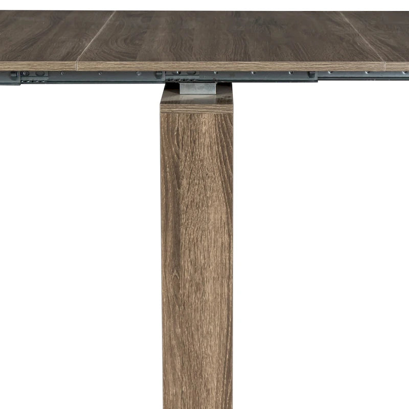 2 in 1 Multifunctional Extendable Console Table Dining Table for 4-8 People with 5 Different Size