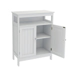 White Freestanding Bathroom Storage Cabinet